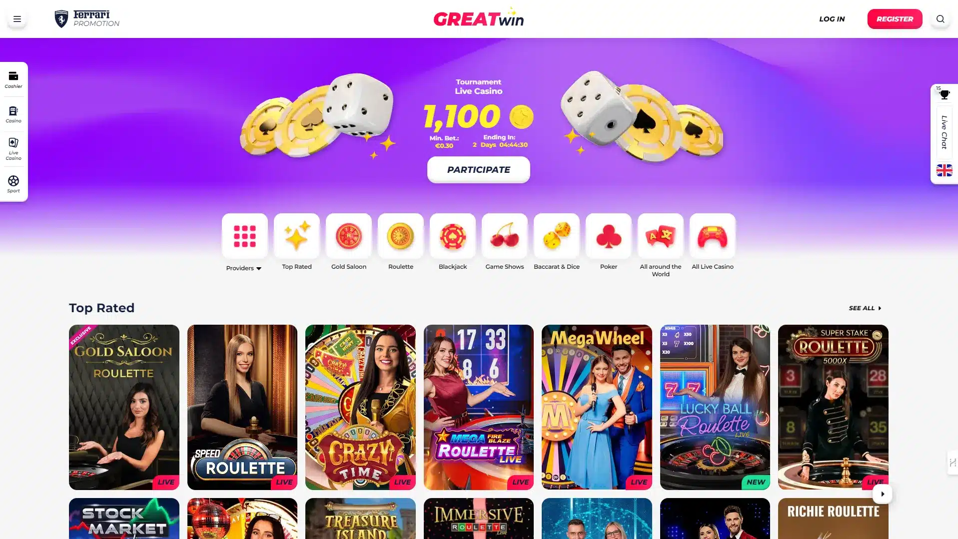 Greatwin Casino Review